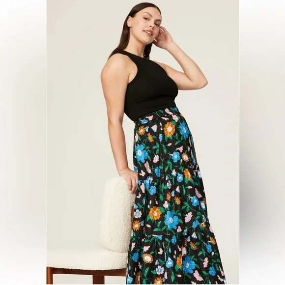 New KATE SPADE Floral Garden Cloqué Skirt 🌸 Sz Small NWT
